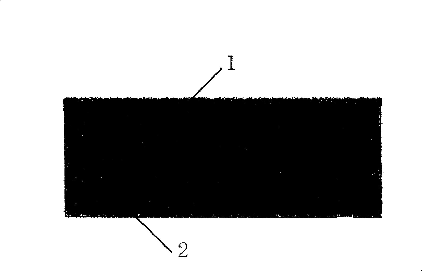 Liquid crystal hydroxyl apatite/polymer compound aeolotropy bone substitute material and preparing  method thereof