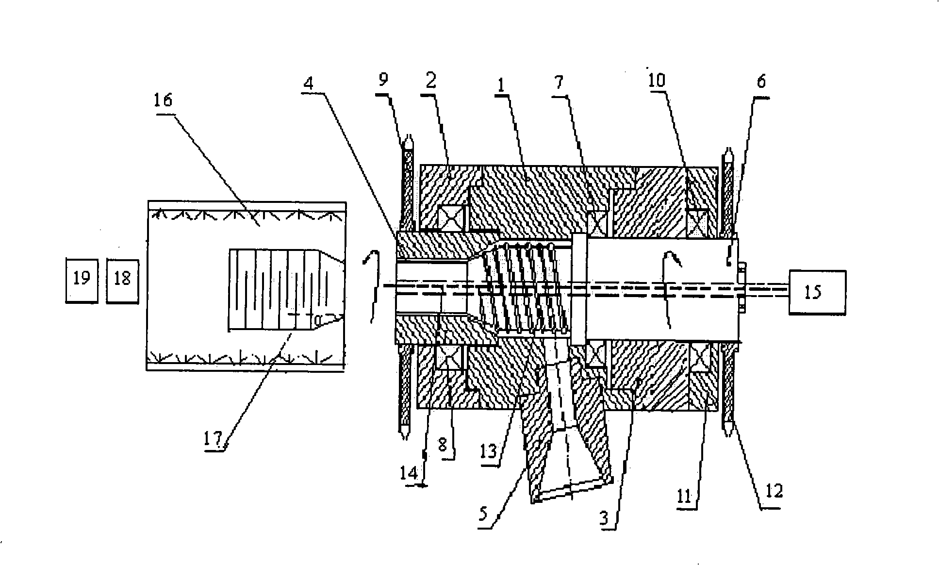 Preparation method and device of high performance polymers pipes