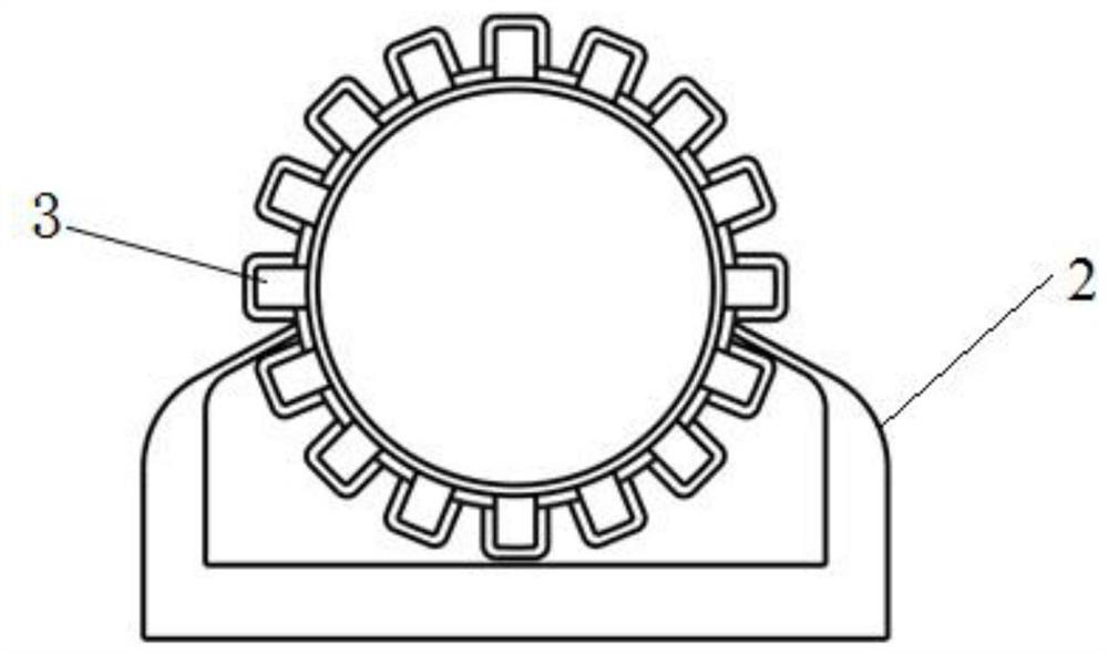 A frequency-tunable ultra-low frequency mechanical antenna structure