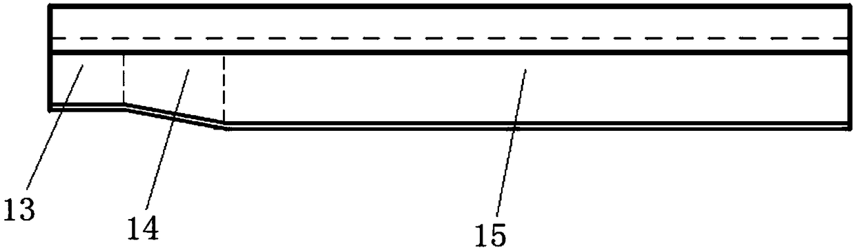 Improved special-shaped joint of grooved rail and processing method of special-shaped joint