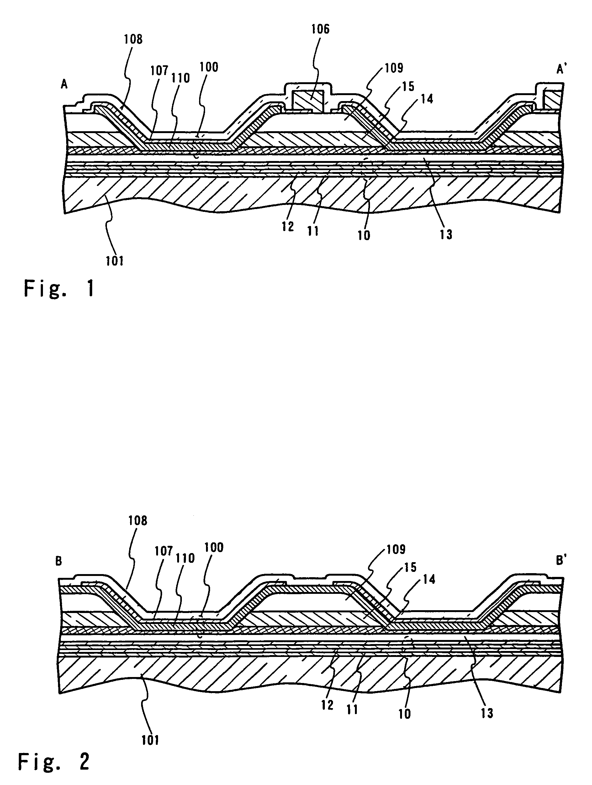 Light emitting device including a lamination layer