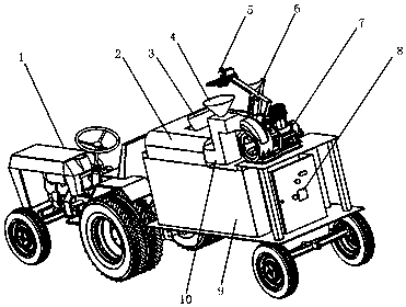 Mechanical red date harvesting platform