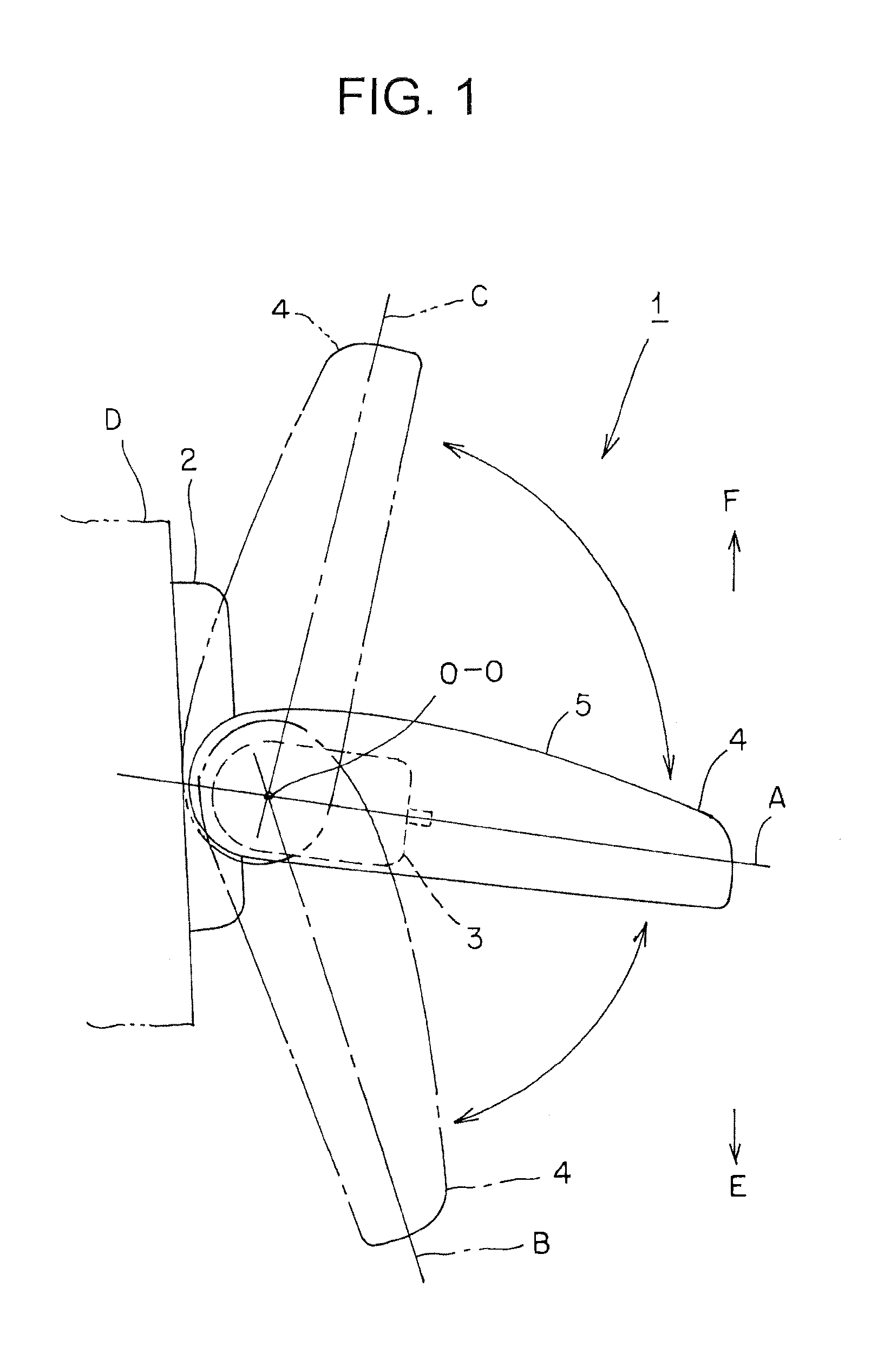 Vehicle outside mirror device