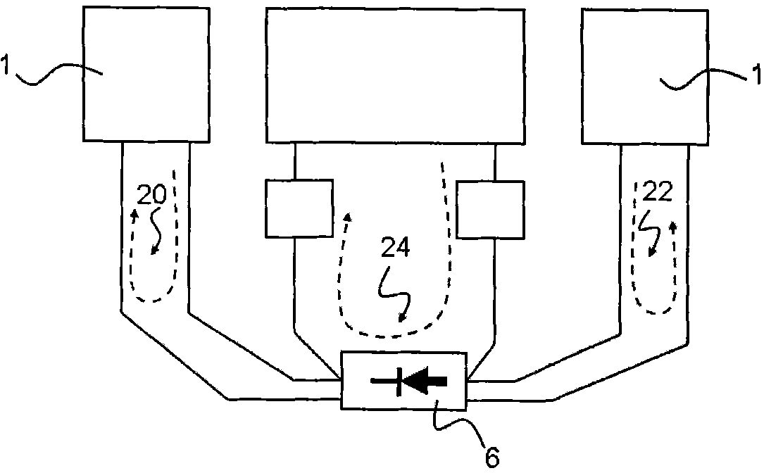 Detection machine station with contact impedance detection device