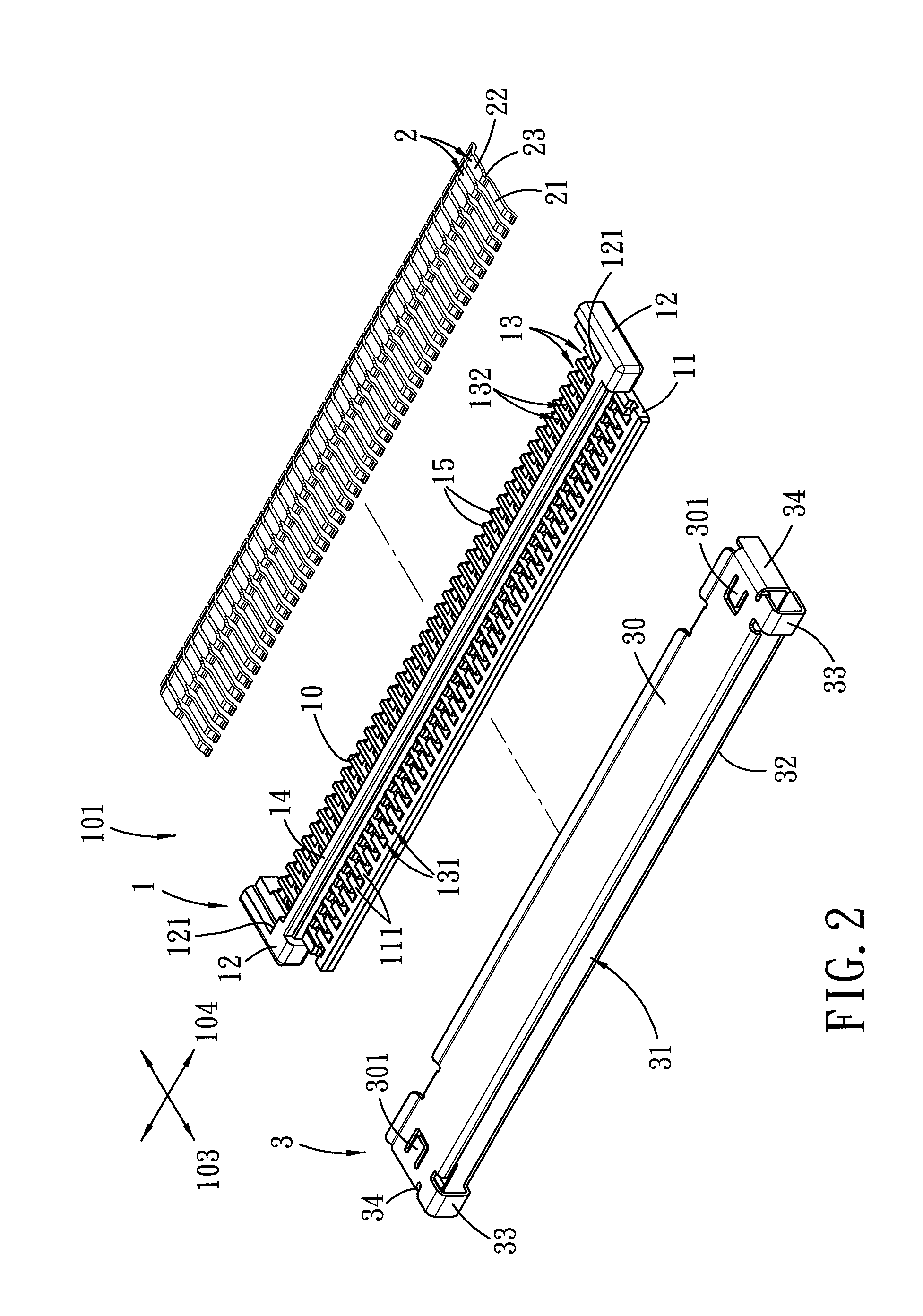 Thin plug connector and assembly method thereof