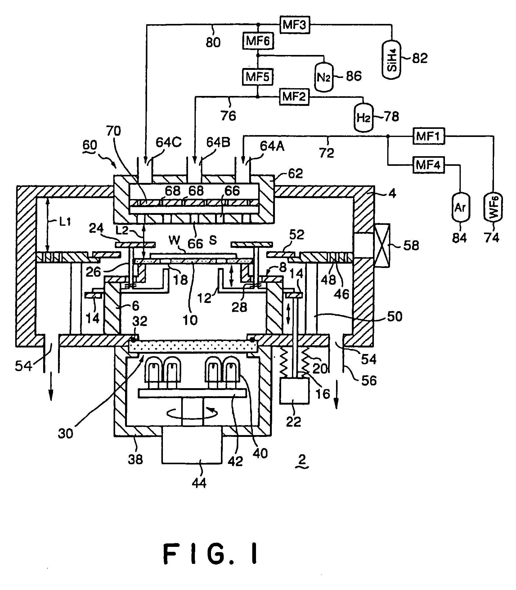 Method for forming metallic tungsten film