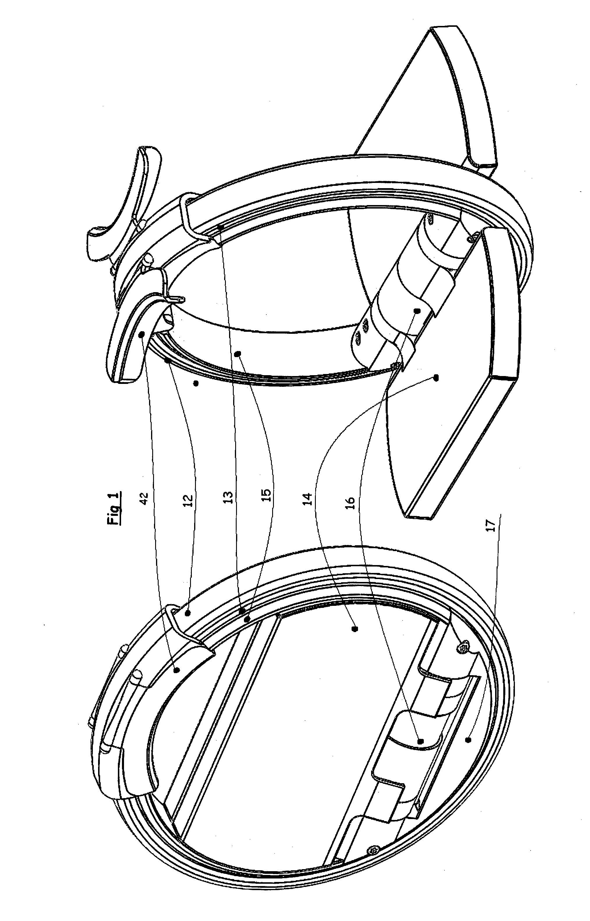 Longitudinally and laterally self-balanced electric unicycle