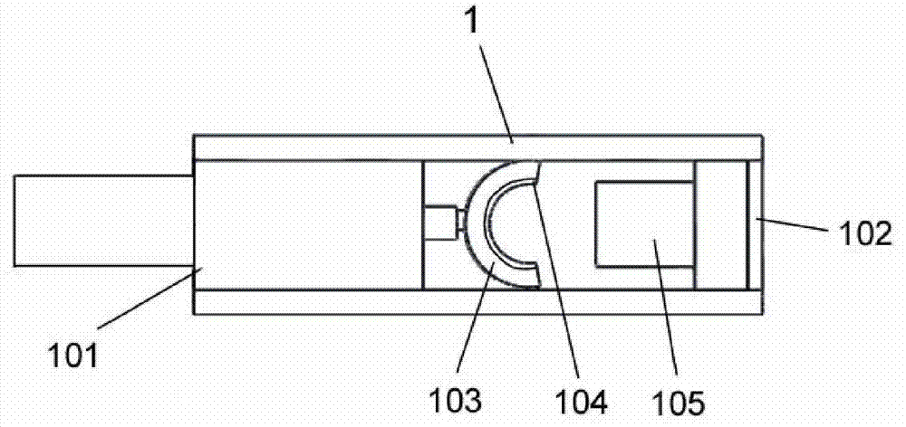 Sample rod for transmission electron microscope added with magnetic field