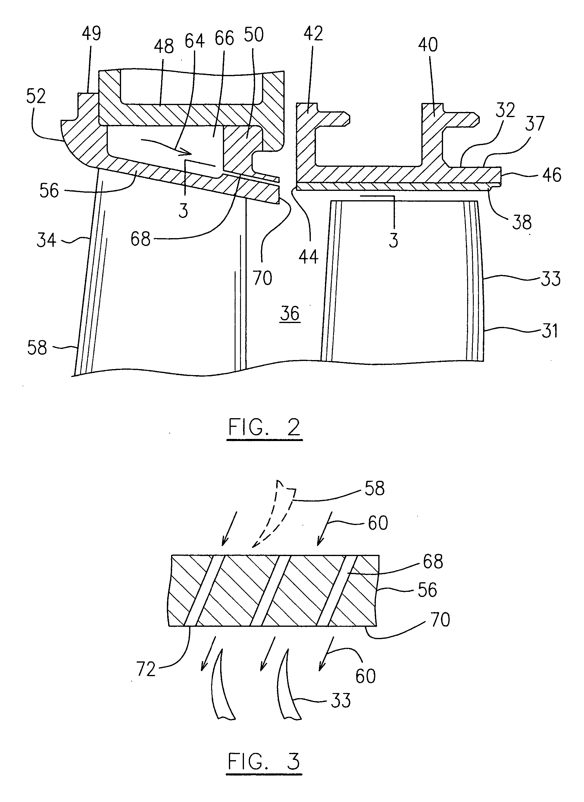 Shroud leading edge cooling