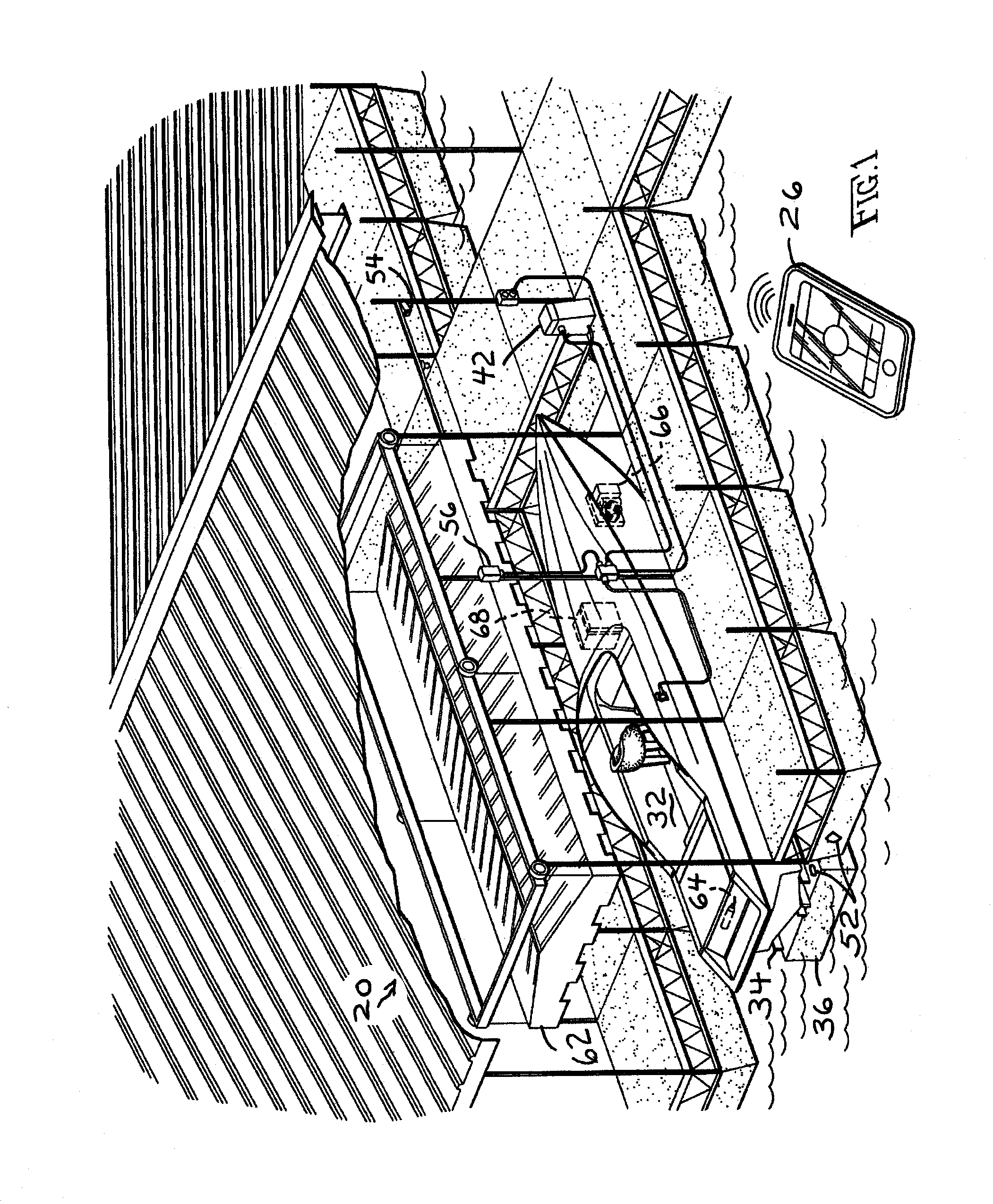 Sentry system with wireless interface for a docked boat