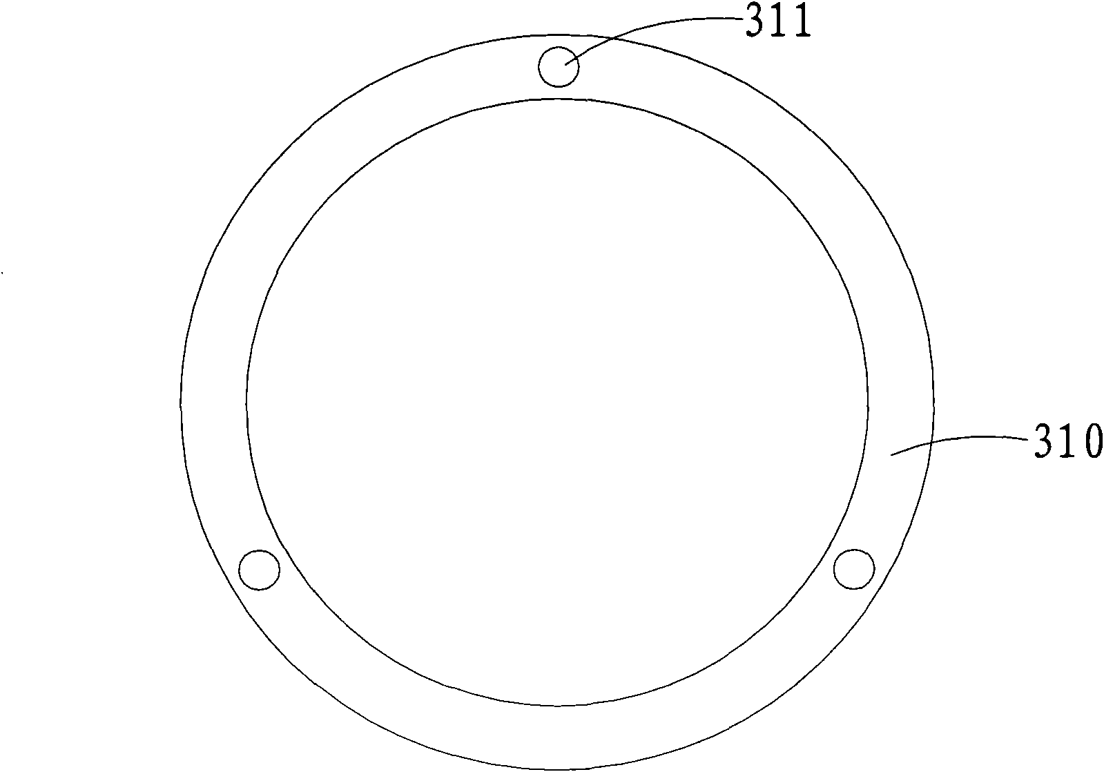 Fluorescent powder coating device and coating method utilizing same