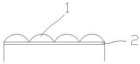 Large array high uniformity microlens array preparation method