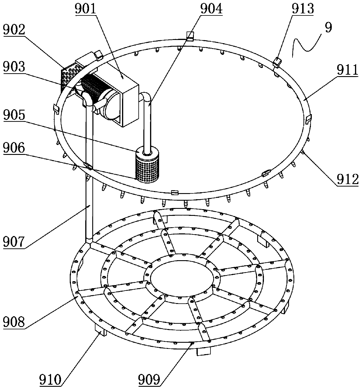 High-pressure distillation essential oil separation and purification treatment system