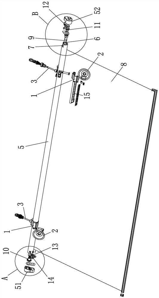 One-way friction assembly