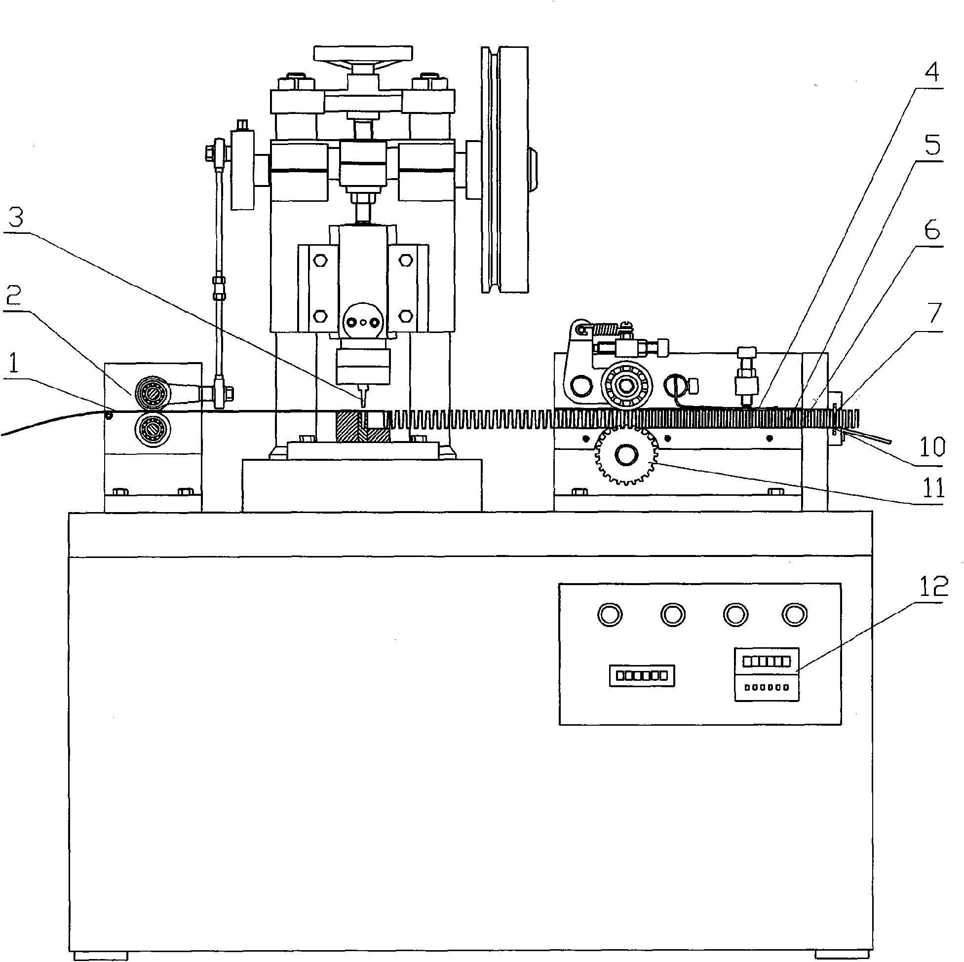 Small-sized automatic undulator and processing method