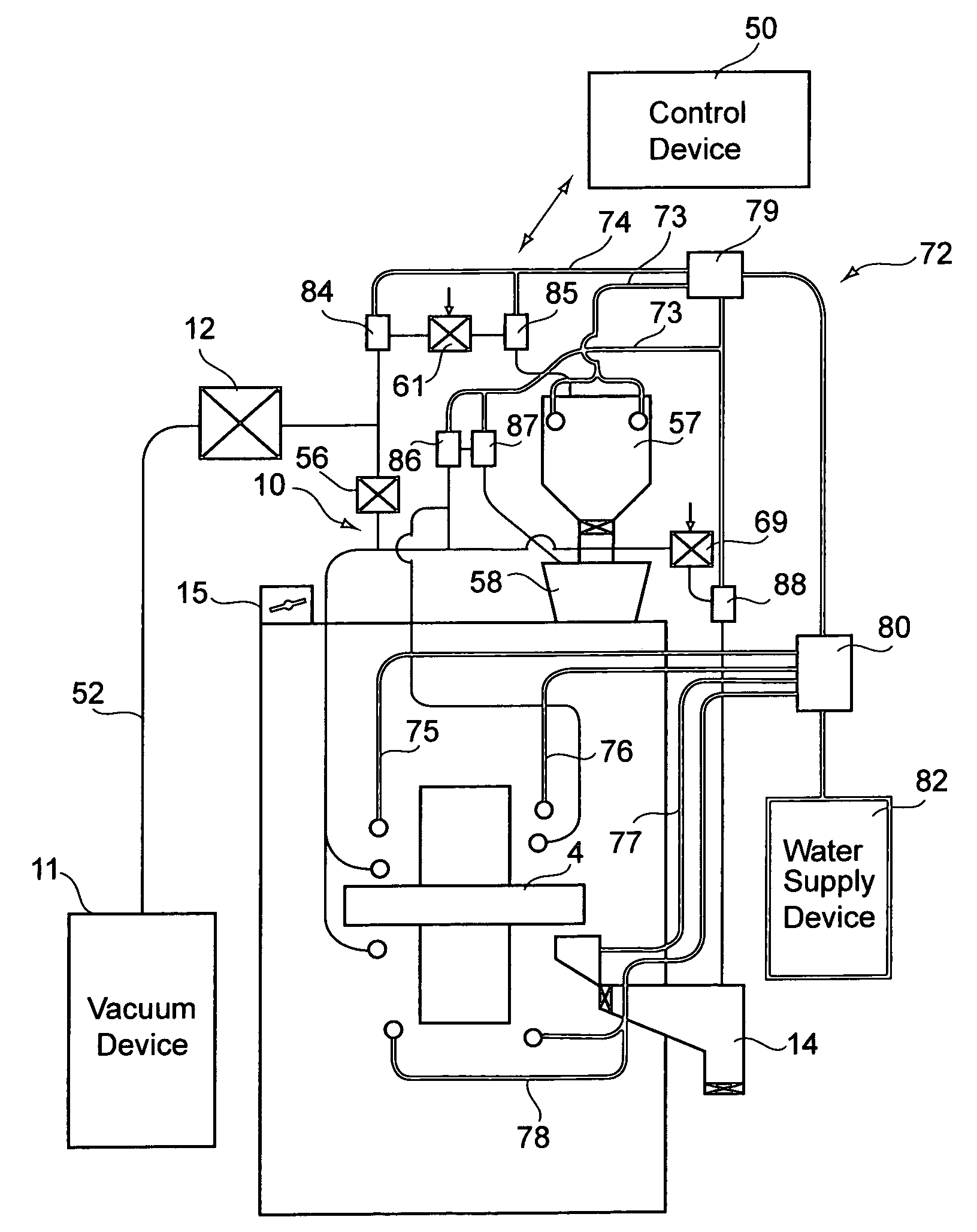 Rotary powder compression molding machine