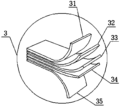 High-performance polyester three-anti-needle felt