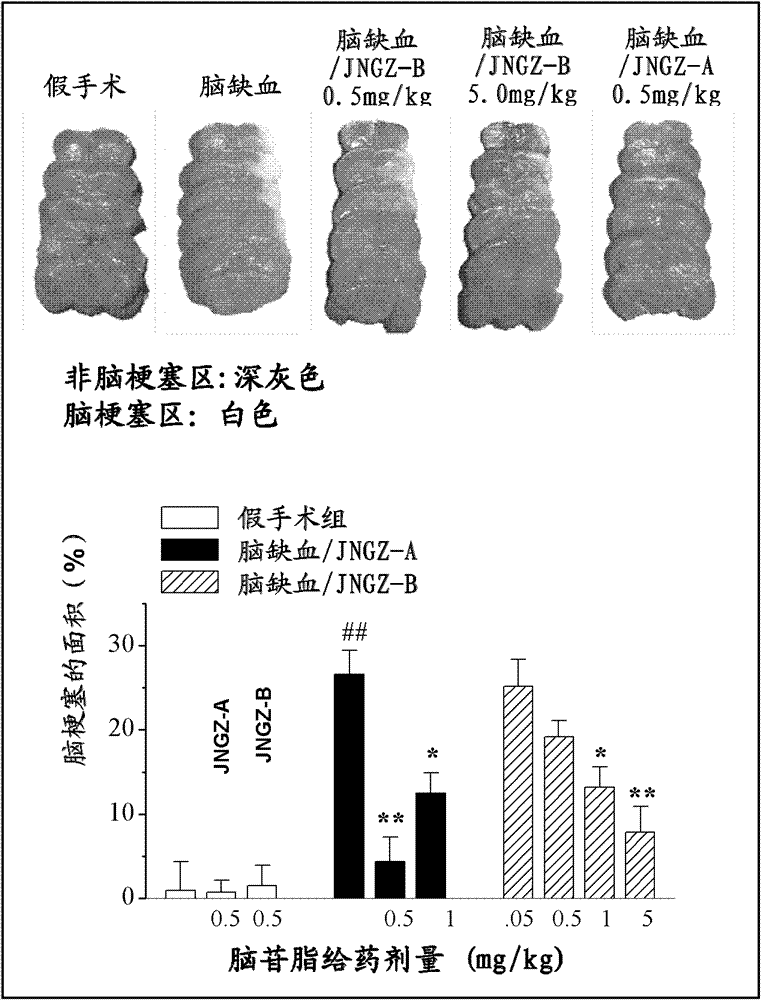 Application of cerebroside B compound