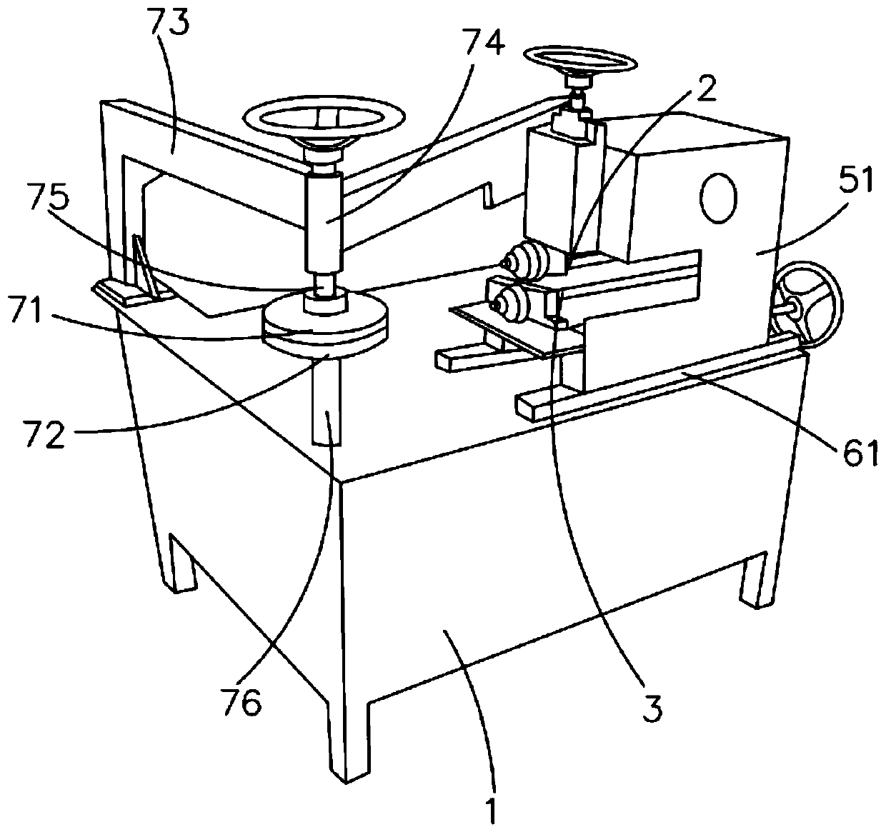 An all-in-one machine for bending and cutting circles