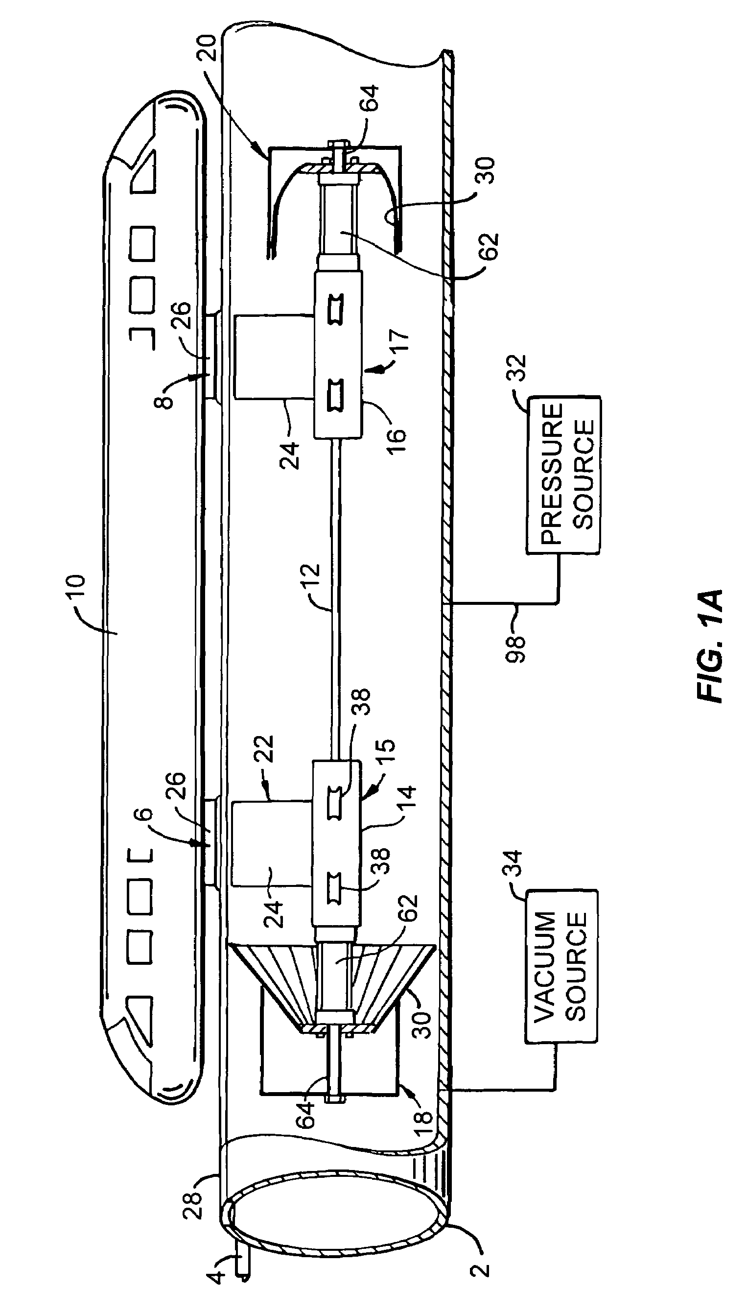 Elevated rail transportation system