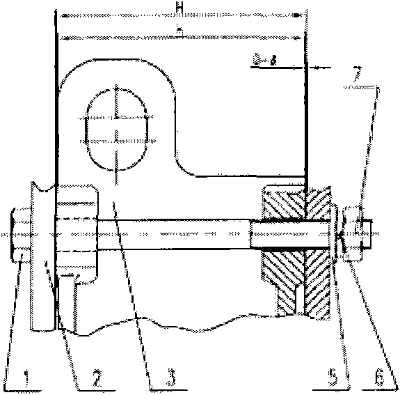 Air condition compressor fixing device and engine and automobile provided with same