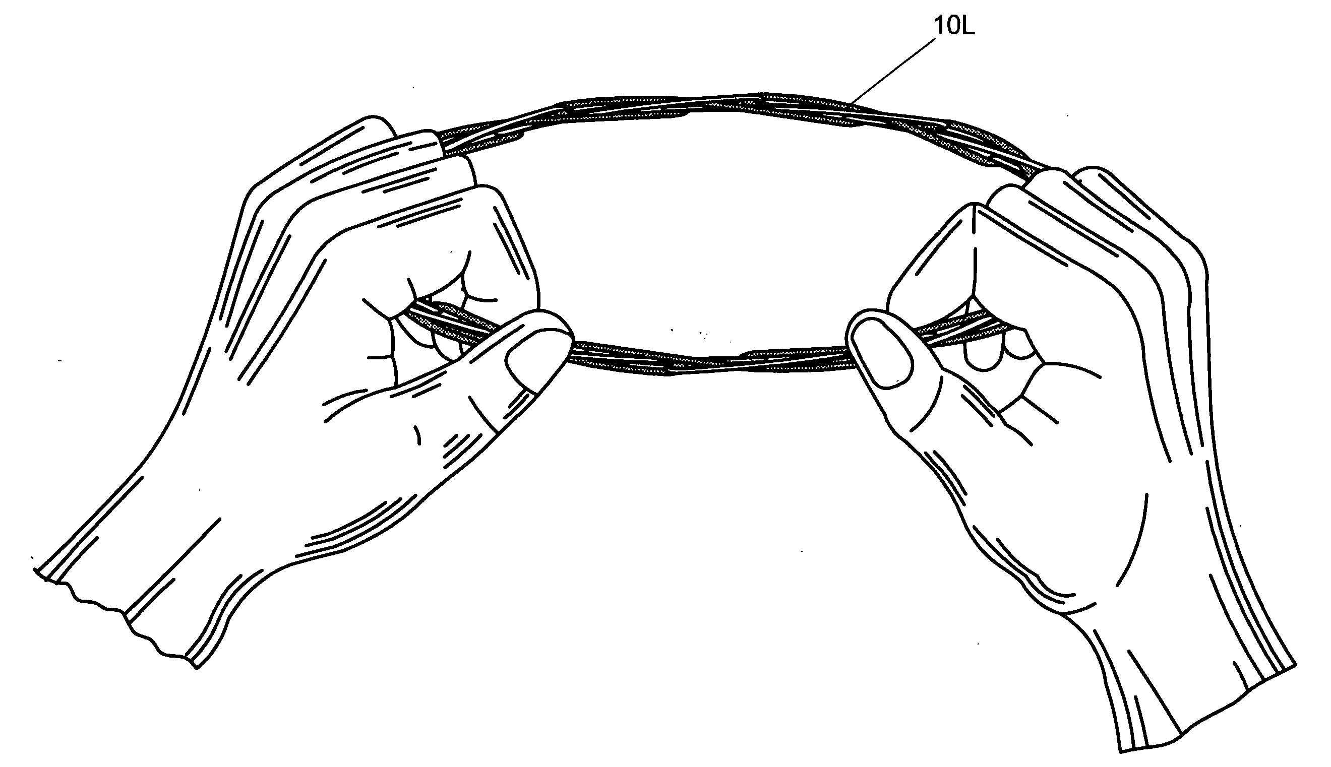 Multifilament braided dental floss