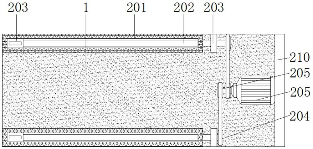 Tofu skin overturning device for tofu skin processing