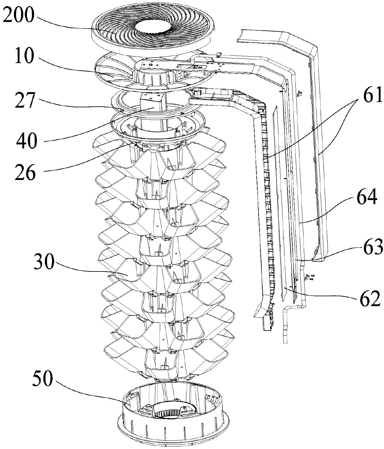 Plant cultivating frame module and plant cultivating device