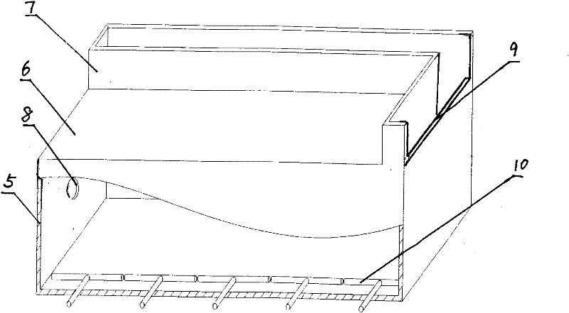 Device and method for continuously and biologically treating urban sewage