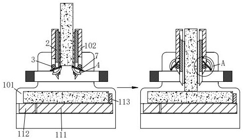 Hot-rolled steel plate vertical welding equipment