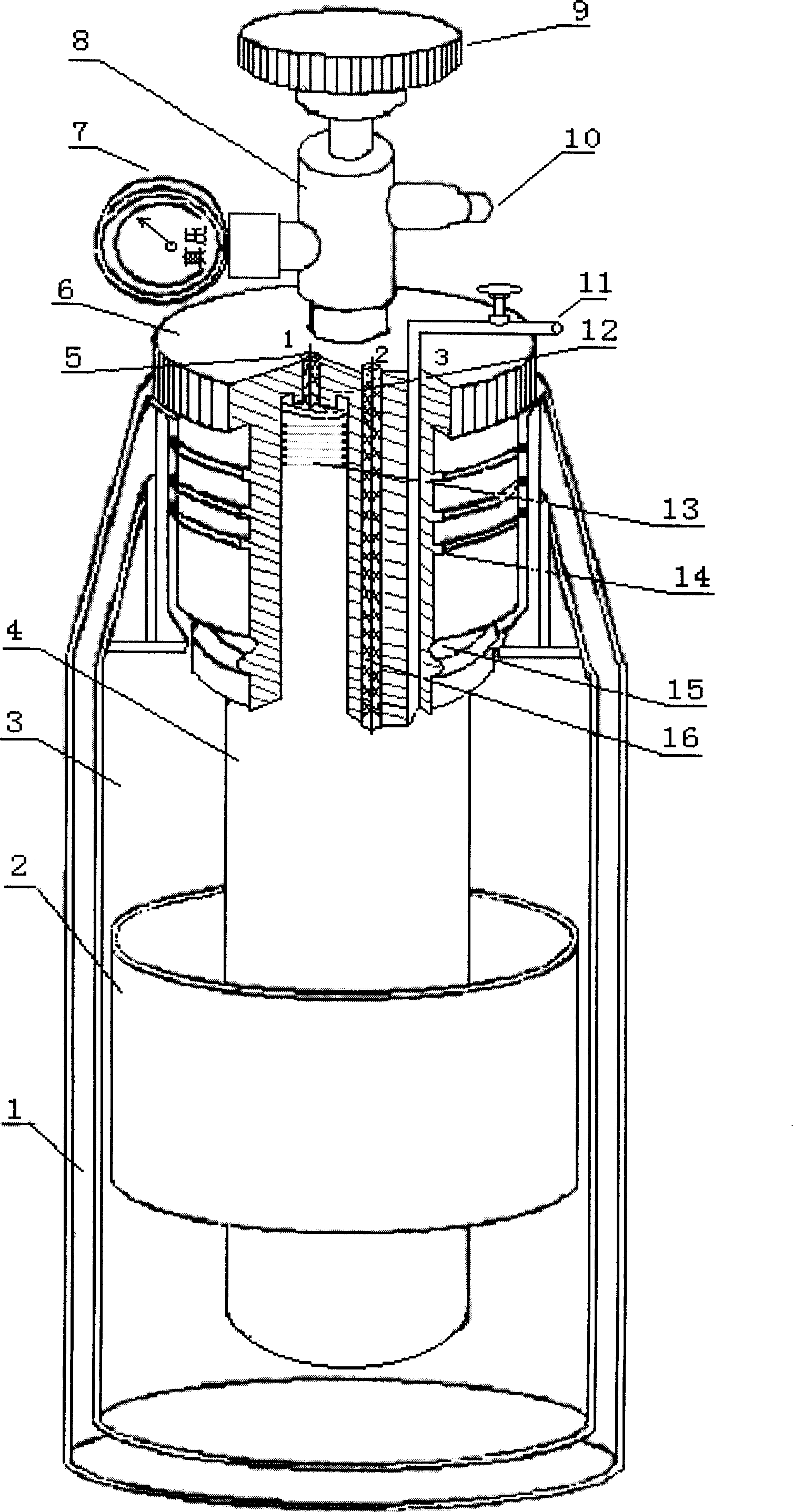 Constant temperature vacuum storage device