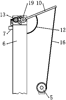 Movable small hoisting machine used in municipal engineering