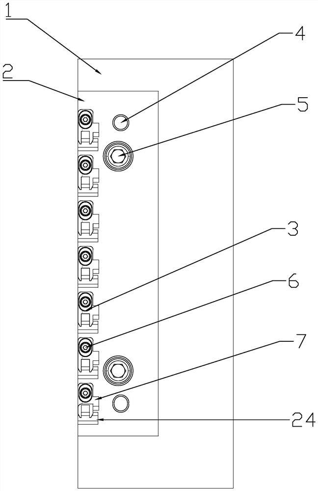 Small product multi-surface machining device and machining method