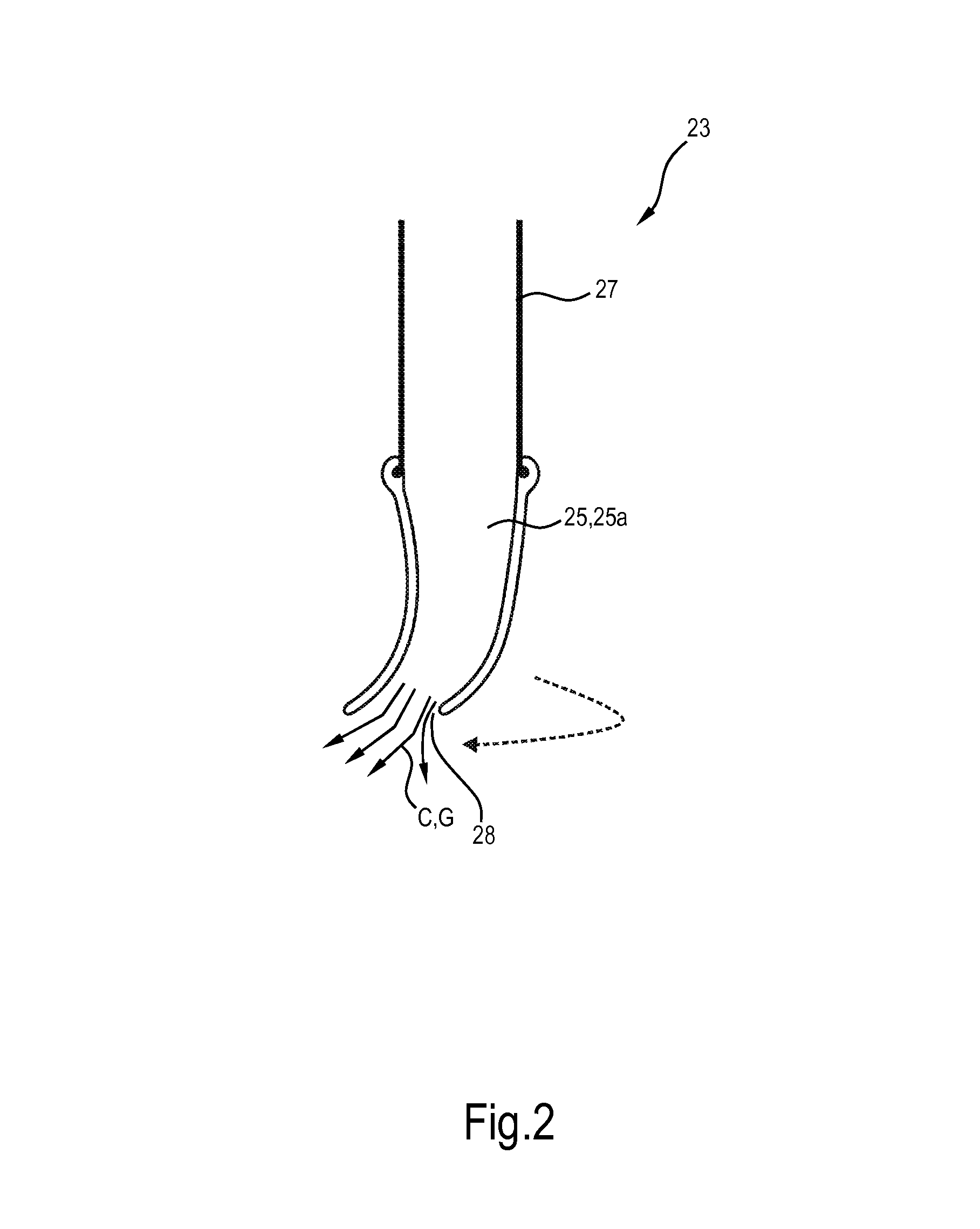 Clothes treatment appliance with transfer pipe