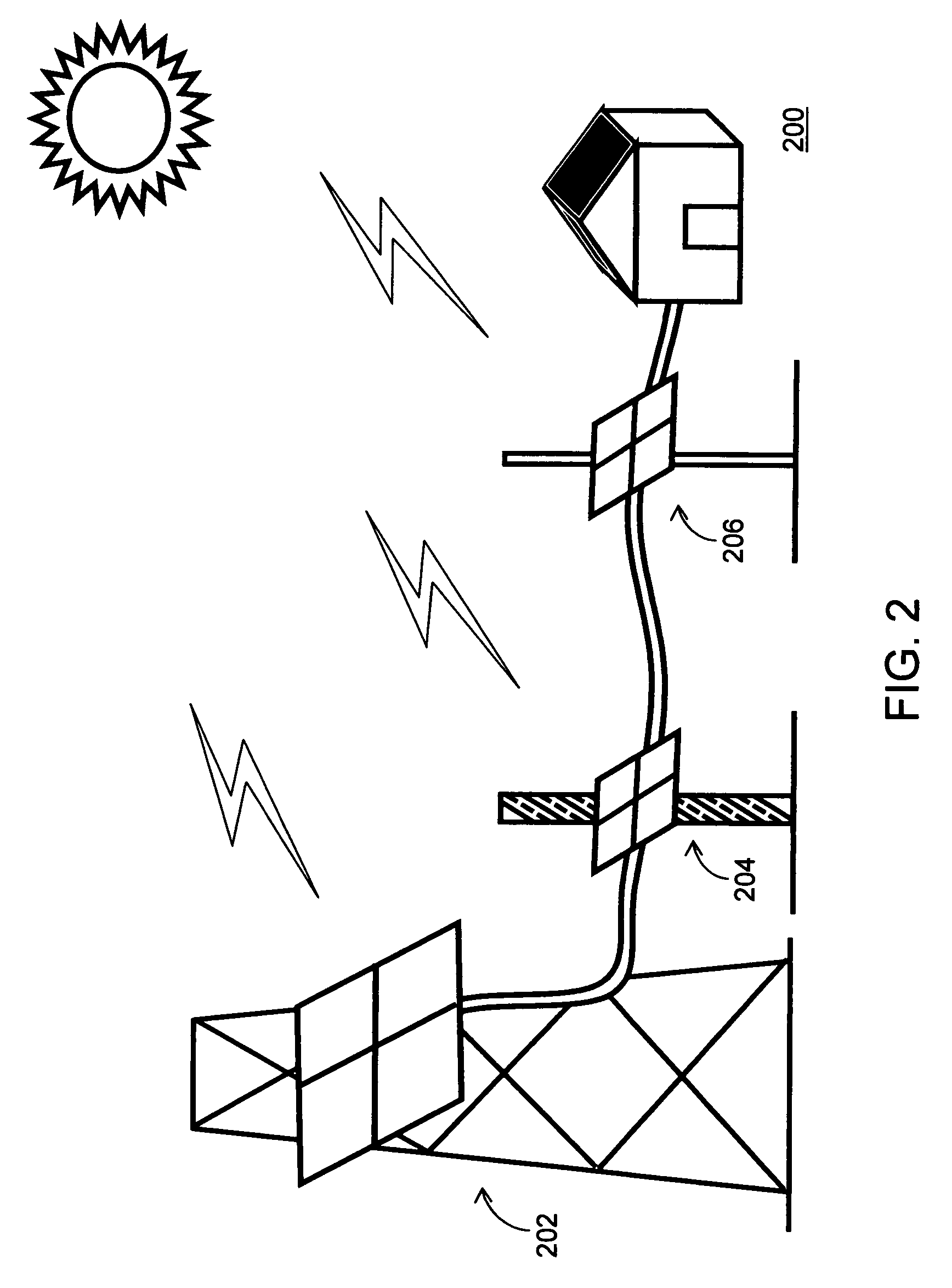 System and method for utility pole distributed solar power generation