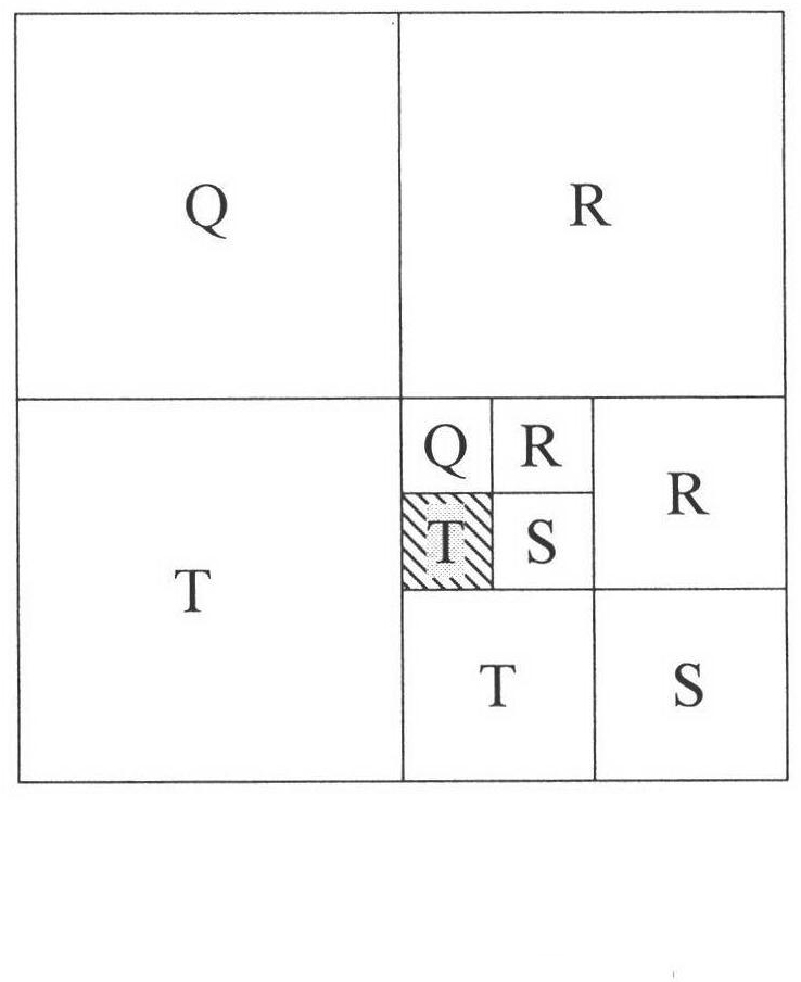 Method for coding earth surface image through dividing