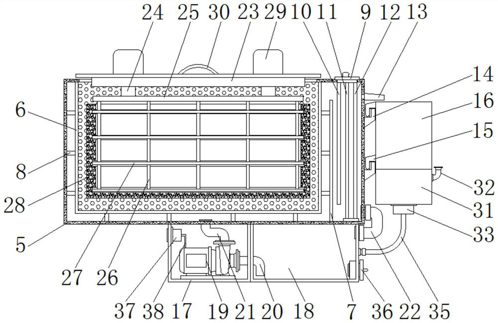 Conveyor net self-cleaning device for fryer