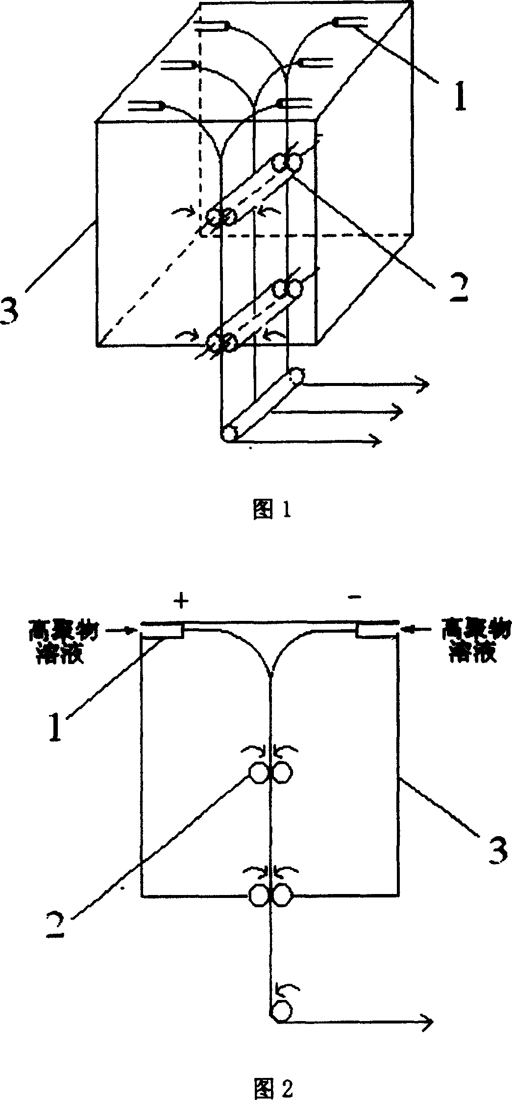 Method for preparing nano fiber endless tow