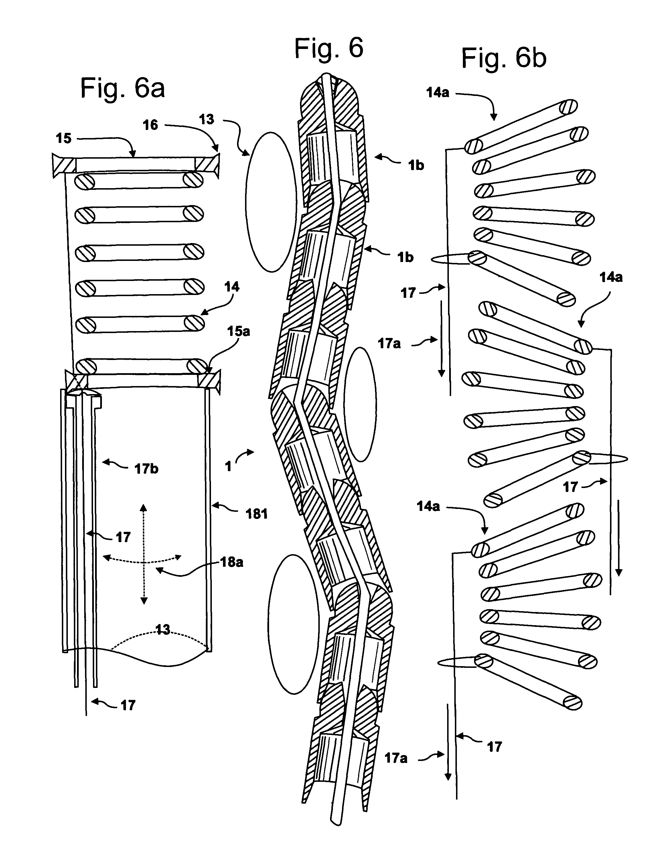 Snaking robotic arm with movable shapers