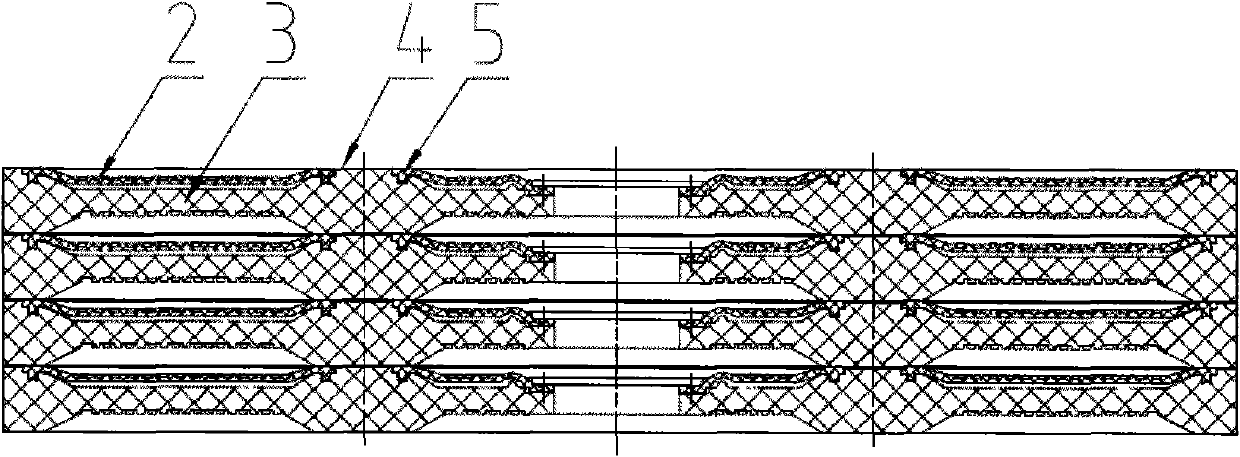 Boss embedding type diaphragm filter plate