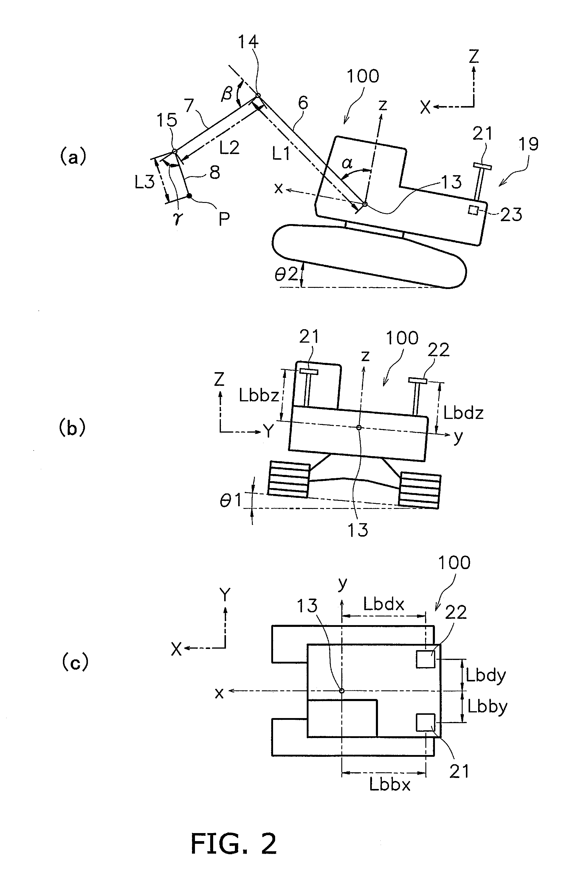 Hydraulic shovel calibration device and hydraulic shovel calibration method