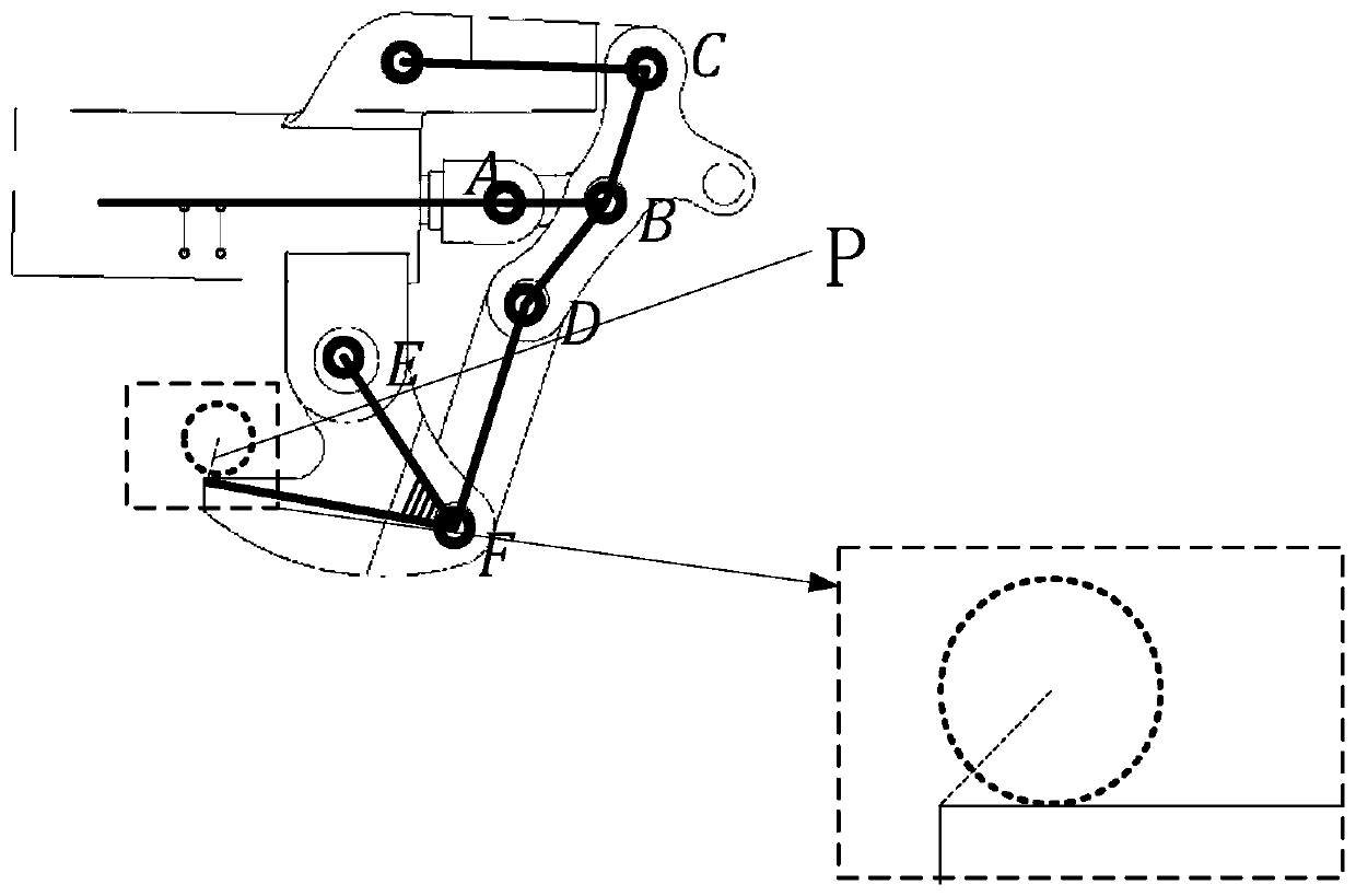 Competitive failure analysis method for wear degradation and functional degradation of aircraft lock mechanism components