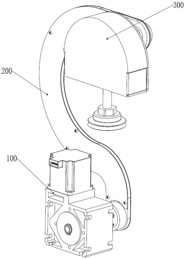 A sucker bowl picking device with precise locking function