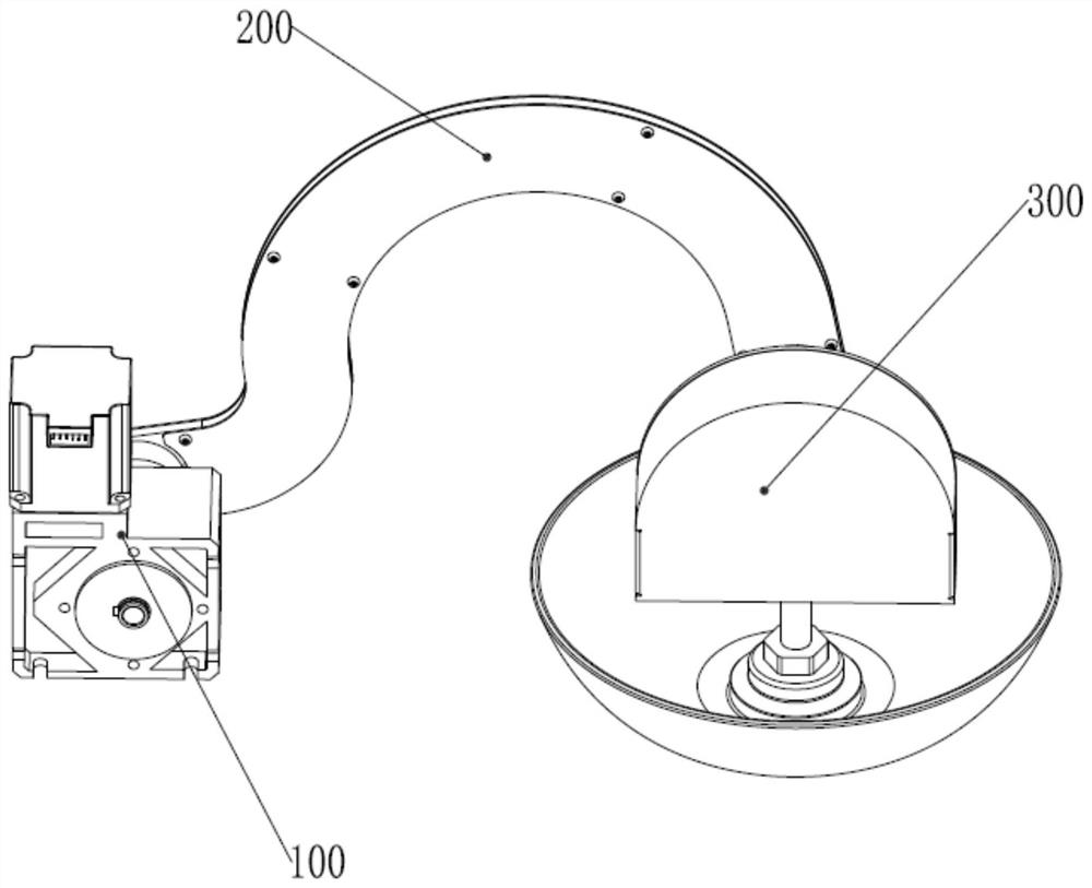 A sucker bowl picking device with precise locking function