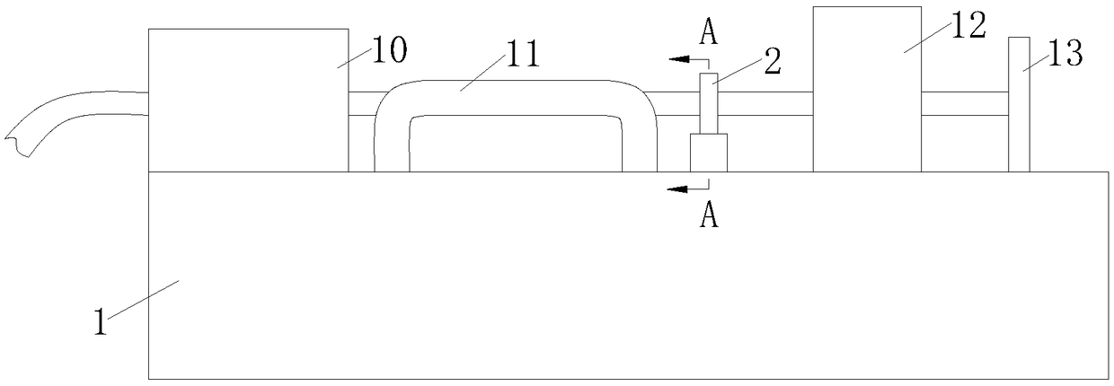 Rebar straightening rust removing machine