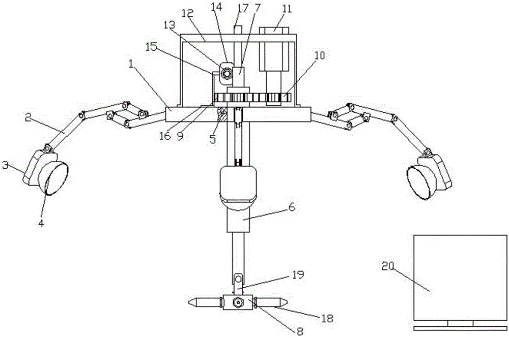 Vertical storage tank shell cleaning equipment