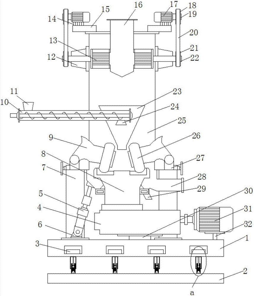 Winnowing machine for cork manufacturing