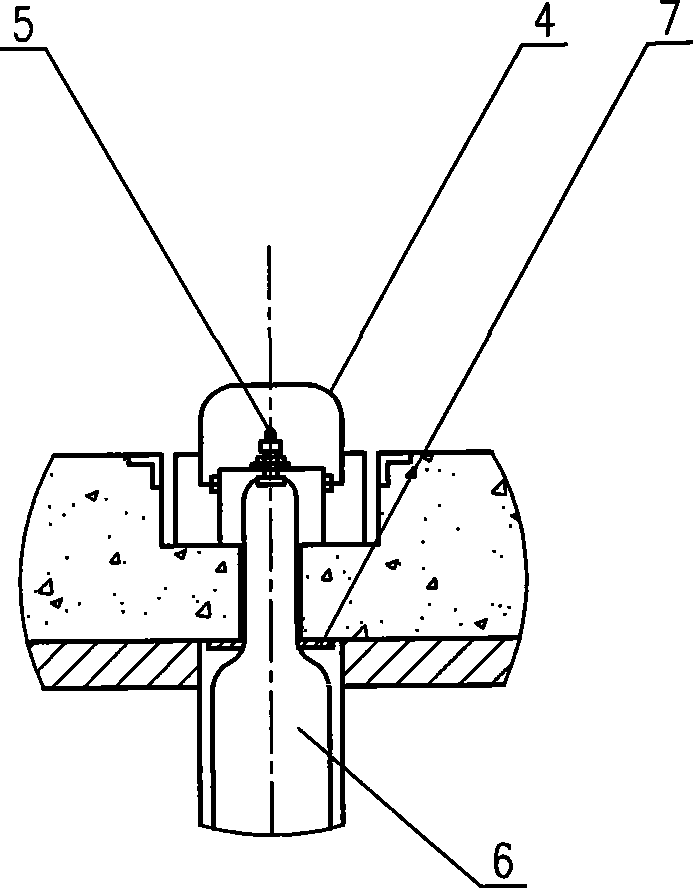 Fire channel separating apparatus of anode baking stove