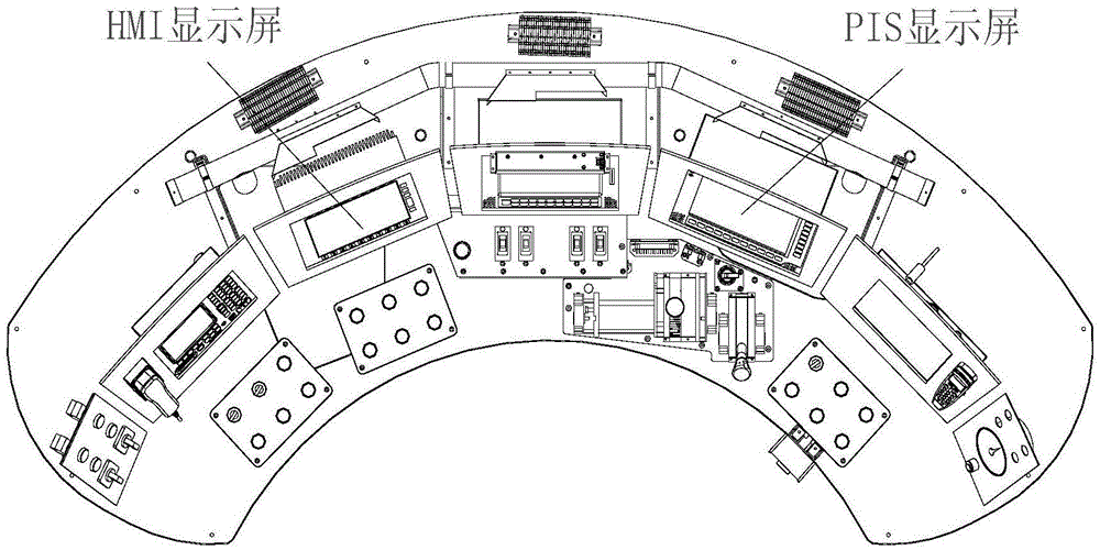 Method, device and system for displaying train operation state information