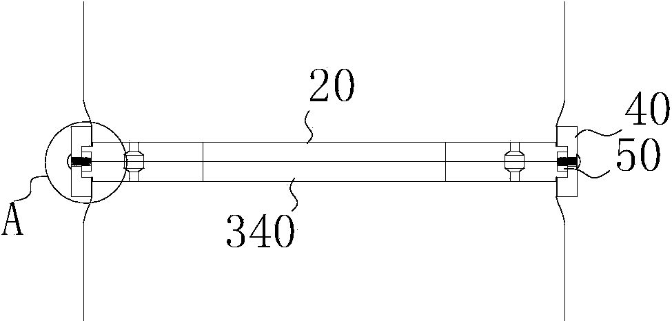 Pile connecting structure and pile